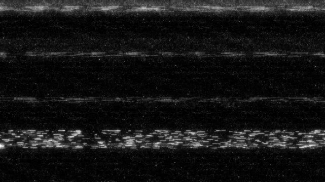 This retro aesthetic mimics vintage VHS tapes and 1980's broadcast errors, combining visual noise, signal distortion, and digital corruption to produce a dynamic, unpredictable texture. 