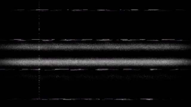 This retro aesthetic mimics vintage VHS tapes and 1980's broadcast errors, combining visual noise, signal distortion, and digital corruption to produce a dynamic, unpredictable texture. 
