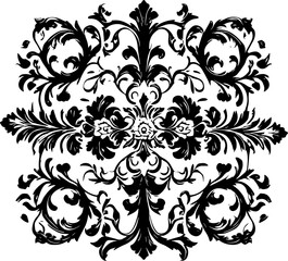 Luxury decorative vintage retro ornamental baroque shield logo icon
