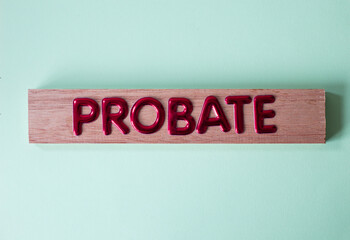 Probate Process Concept — Legal Estate Settlement and Will Administration