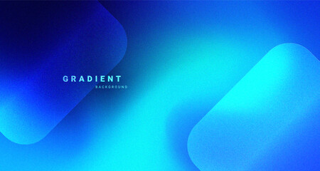 Modern blue gradient abstract background with geometric shapes.