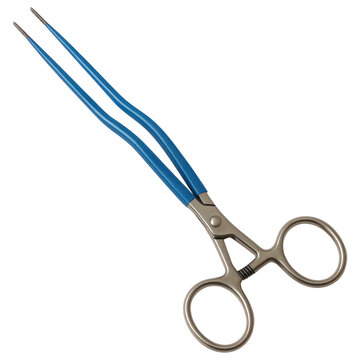 Surgical Bipolar Forceps Blue Handle Precision Procedures