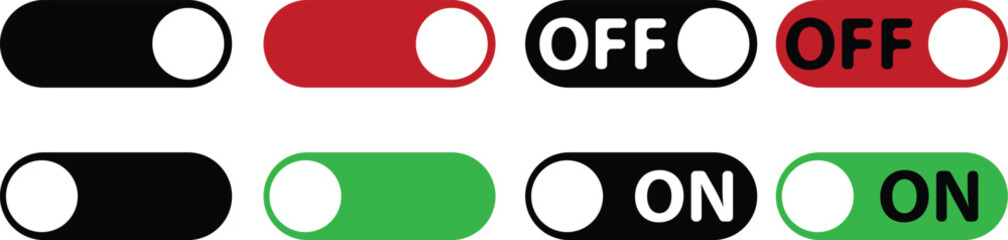 vector icon symbol on off button in vector