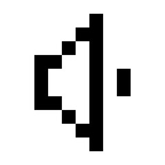 Fototapeta premium Pixel Style Volume Icon
