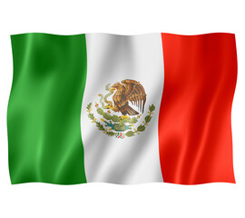 A wave Mexico flag PNG