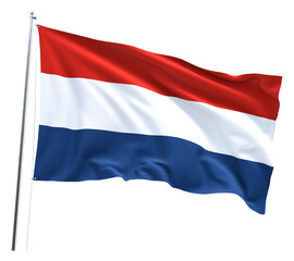 A wave of Holland Flag 
