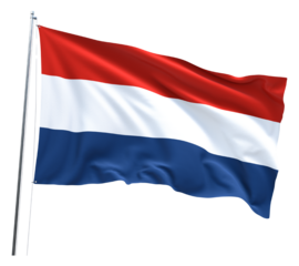 A wave of Holland Flag 