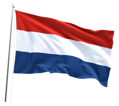 A wave of Holland Flag