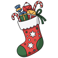 Christmas Lettering with Bells and Bows with Transparent Background