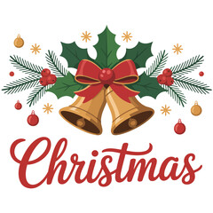 Christmas Red Boot Decoration with Transparent Background