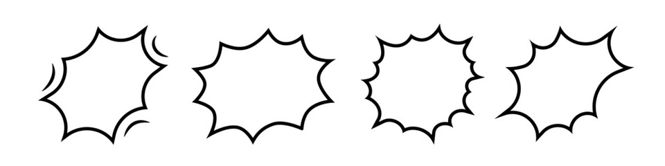 explosion icon. comic boom symbo © DOBRYI VECHIR STUDYA