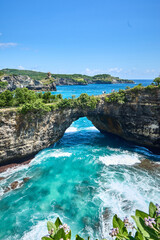 Broken beach. Nusa Penida, Bali