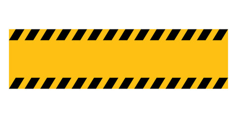 Caution Background with Yellow and Black Stripes