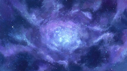 Fototapeta premium Stunning Colorful Spiral Nebula In Space