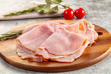 Italian delicous prosciutto pork meat