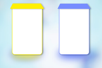 Comment box for note messages on social media