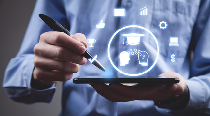 Online education. Learning. Skill development