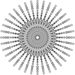 abstract background with round ornament