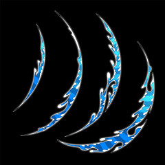 Rotating foam for car wash design decoration