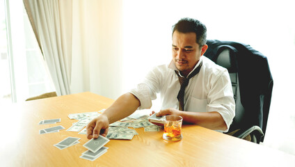 High-risk gambling, card games, short-term investments, and serious casino gamblers.