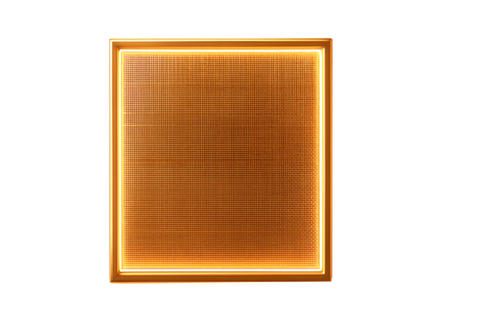 Modern gold square frame with grid pattern texture - Powered by Adobe