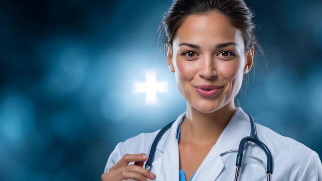 Healthcare professional offering guidance on wellness tips