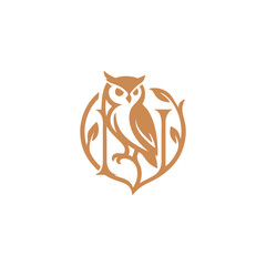 owl icon vector