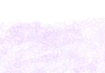 Pale purple watercolor background with soft texture isolated on transparent background
