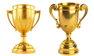 gold trophy cup