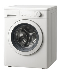 Quiet washing machine with sound insulation, perfect for apartments with thin walls.