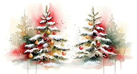 Artistic Watercolor Greeting Card Design Template