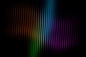 Abstract background with colorful vertical lines on a black background
