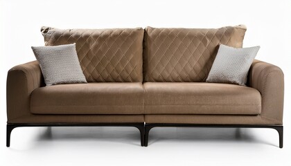 Fototapeta premium isolated sofa on white background transparent
