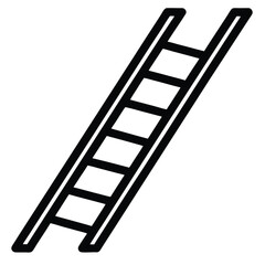 Simple illustration of a ladder for business or personal use