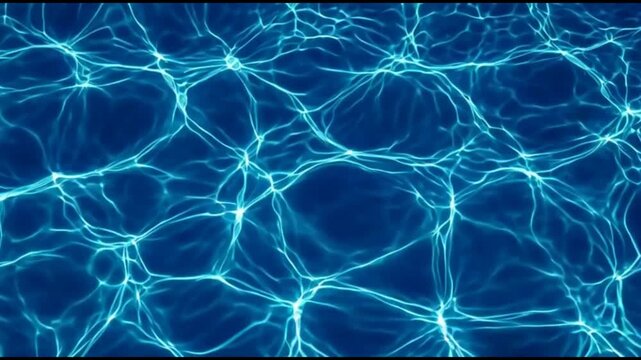 Blue Swimming Pool Water Caustics Abstract Background Texture