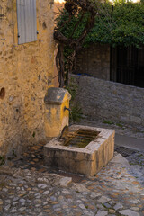 old fountain on the village