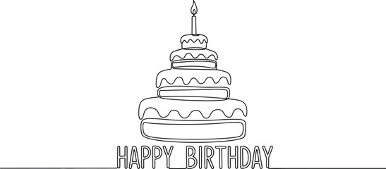 This festive vector illustration set includes a wedding cake, Birthday cake, a Christmas tree, and a candle, perfect for holiday and anniversary celebration designs