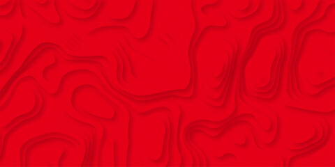 Obraz premium Red abstract background topography line wireframe isoline location diagram world map texture design. 