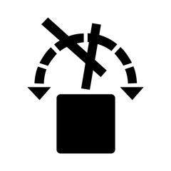 Do not roll. Prohibition of cargo movement by rolling. Protection of contents from damage that may occur when rolling. Warning symbol. Marking on packaging. Transport sticker. Don't roll.