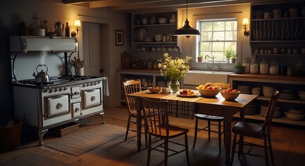 modern kitchen interior