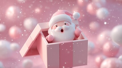 Cinematic 3D Santa Claus Animation Pack – Cute Kawaii Holiday Loops, Cozy Christmas Scenes, Flying Sleigh, and Festive Intros in Warm Pastel Style for Video Projects