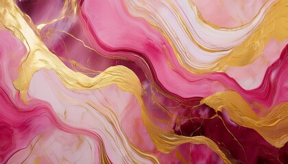 gold and pink marble stone textured background wallpaper generative ai
