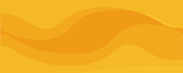 Fototapeta premium banner background orange and yellow wave . abstract .modern background.simple design.vector eps 10