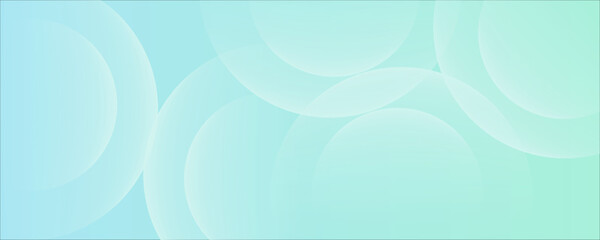 Minimalist banner background. Green and blue gradations.Circle geometric background. Simple design. Vector. EPS 10