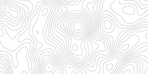 Topographic map background concept. Topo contour map. Rendering abstract illustration Vactor