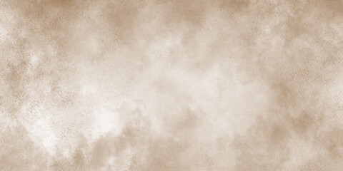 brown watercolor background hand-drawn with cloudy strokes of brushes, Grunge and smooth paper texture of brown surface, Old paper vector texture background for cover design, vintage paper background 