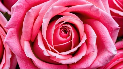 Obraz premium Pink rose, flower background