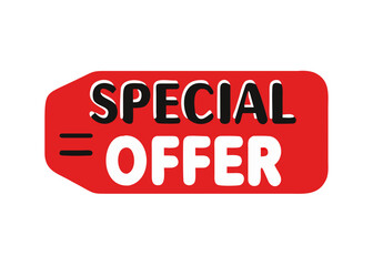 Special offer vector tag 