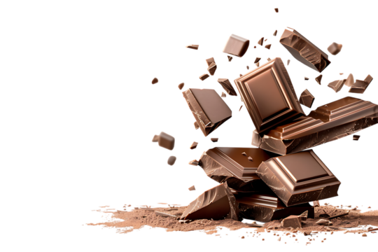 Indulge your senses with decadent chocolate pieces, perfect for tempting treats, baking inspiration, and sweet cravings, ideal for food blogs and dessert marketing.