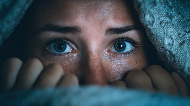 Insomnia in women due to anxiety and depression causes sleeplessness at night